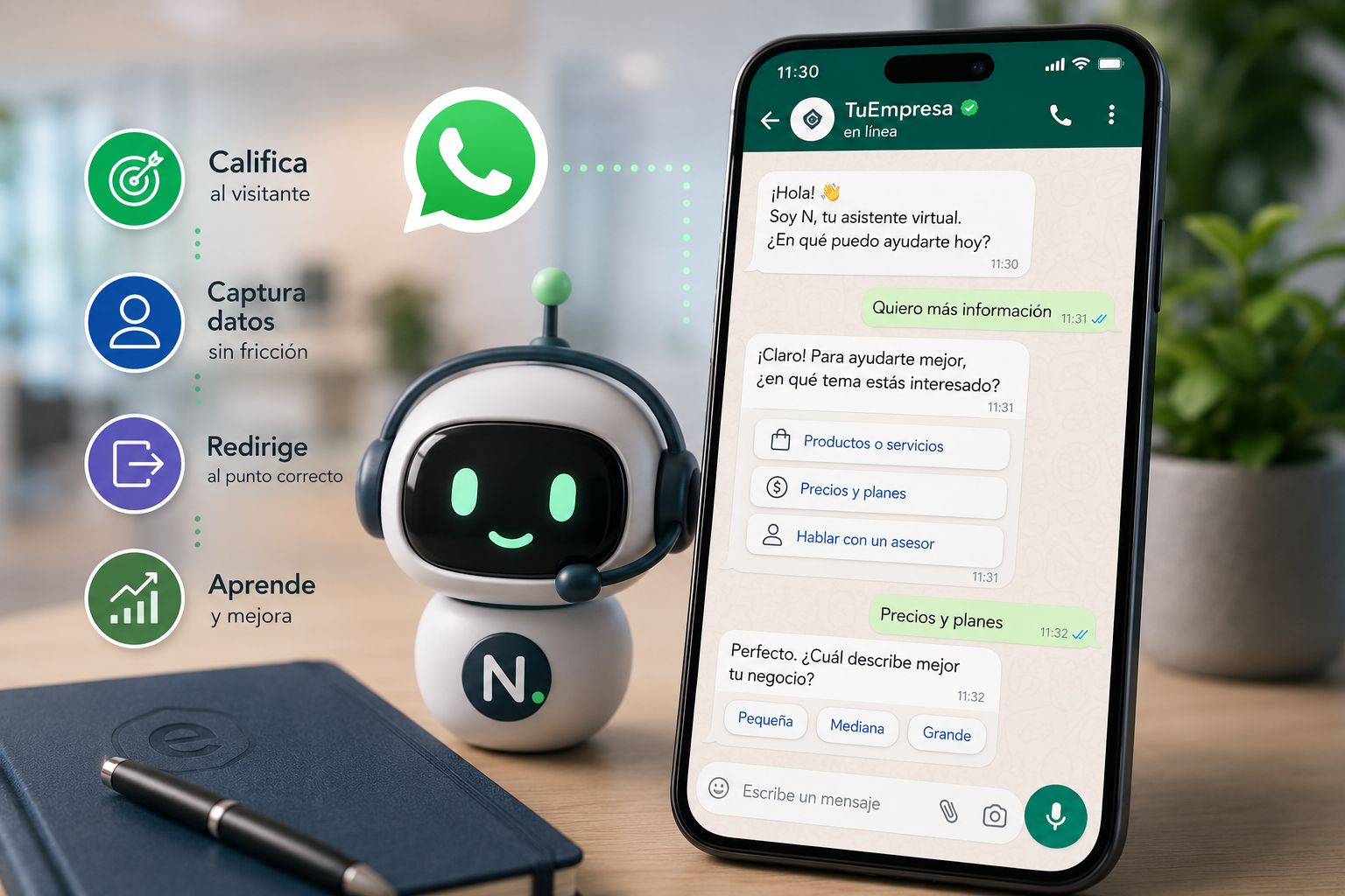 Cómo elegir un bot de IA para WhatsApp que realmente venda (y no sólo responda)
